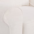 thumbnail image 5 of OSP Home Furnishings Housse Ashton pour Fauteuil à Accoudoirs Ronds, Ivoire, 5 of 5