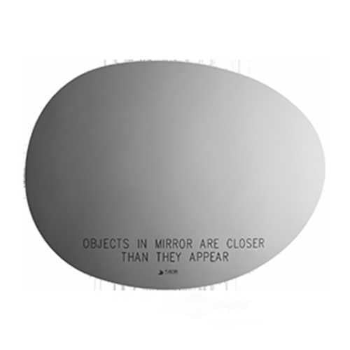 Burco Side View Mirror Replacement Glass - Clear Glass - 5608