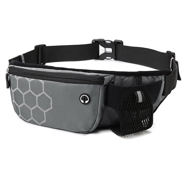 Riñonera con botella de agua, impermeable, para correr, hacer ejercicio, viajar