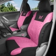 thumbnail image 3 of Autoking Covers Polyester Car Seat Cover Set Is Suitable For Most Car Seat Covers With Butterfly Pattern Car Seat Protection AD9525-Pink, 3 of 6