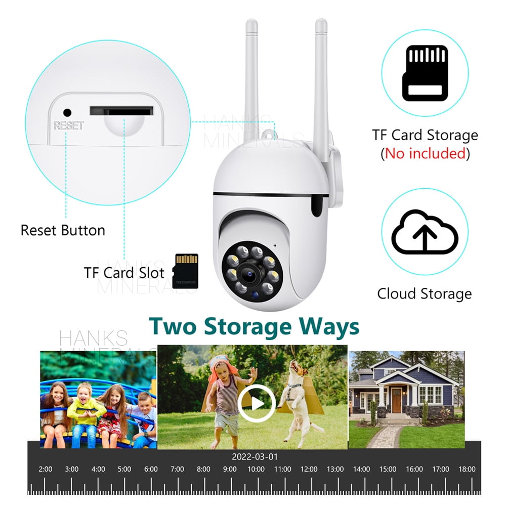 4-Pack 5G WiFi Security Camera System Smart Outdoor Night Vision 1080p 4 Channel