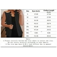 thumbnail image 6 of MORTTIC Women's Sleeveless Vest Blazer, Casual Open Front Work Office Jacket, S-5XL, 6 of 6