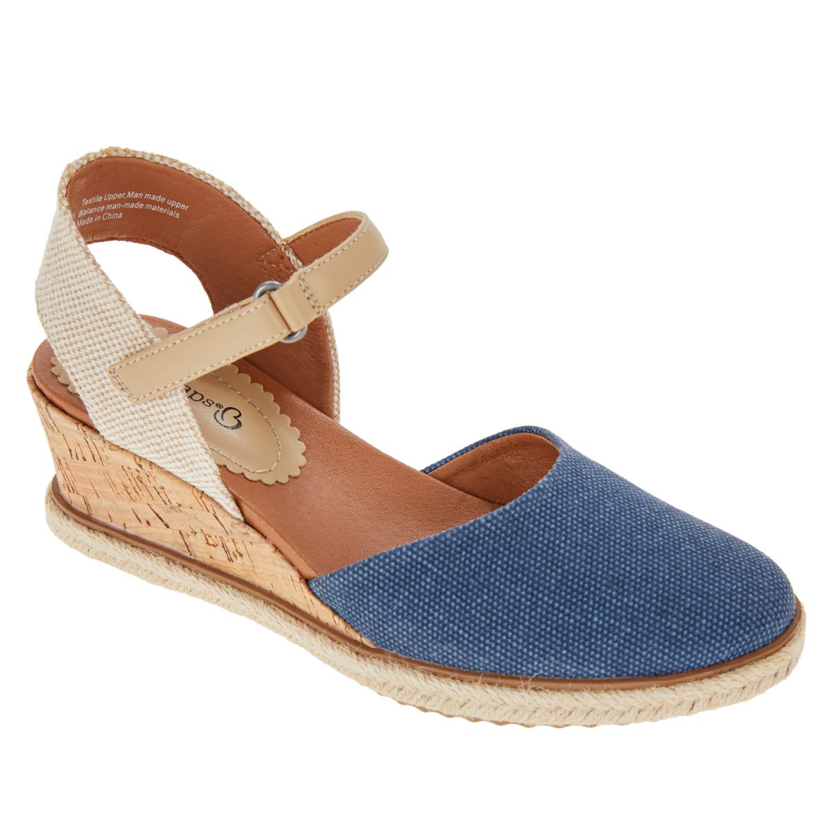 Baretraps Ocean ClosedToe Espadrille Wedge Sandal