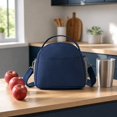 thumbnail image 6 of Insulated Lunch Bag for Women | Navy Lunch Bag Women Insulated with Crossbody Strap | Women's Lunch Bag for Work and School, 6 of 6