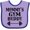 Lavender and Purple, variant on Inktastic Mommy Gym Buddy Workout Boys or Girls Baby Bib