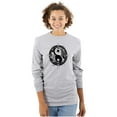 thumbnail image 3 of Koi Fish Ying Yang Balance Symbolic Plus Size Long Sleeve Graphic Tee Shirt Brisco Brands 2X, 3 of 5