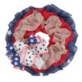 thumbnail image 2 of Coronas Del Día De Los Caídos, Material Duradero, Textura Exquisita, Amplia Aplicación, 13,8 Pulgadas De Diámetro, Corona De Puerta Delantera Patriótica Para Jardín OTVIAP Patriotic Front Door Wreath, 2 of 8