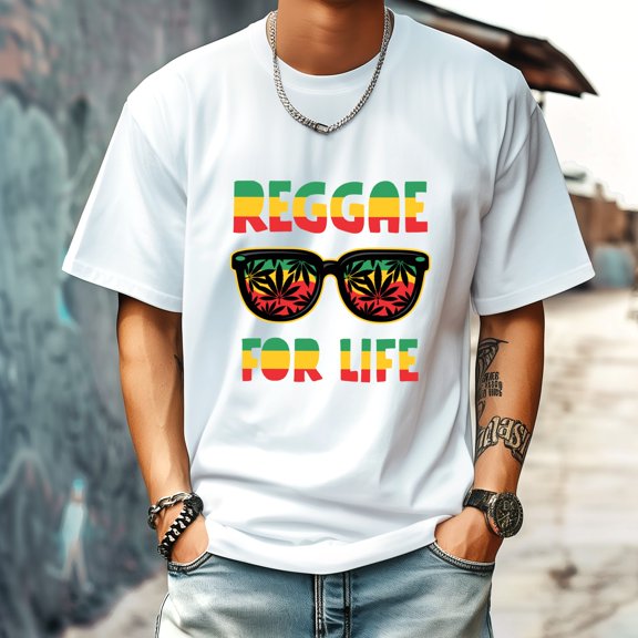 Men's T Shirt Round Neck Patterned Tee Summer New Sports Shirt Vintage Style Gift for Friends XS