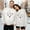 White, variant on Couple Sweatshirts Womens Sweatshirt Husband and Wife Lightweight Pullover Tops Womens Sweatshirts Lover Long Sleeve Sweater for Valentines Day Sweatshirts for Teen Girls