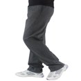 thumbnail image 2 of Men Autumn Casual Sweatpants Solid Color Elastic Middle Waist Loose Joggers Trousers Plus Size, 2 of 6
