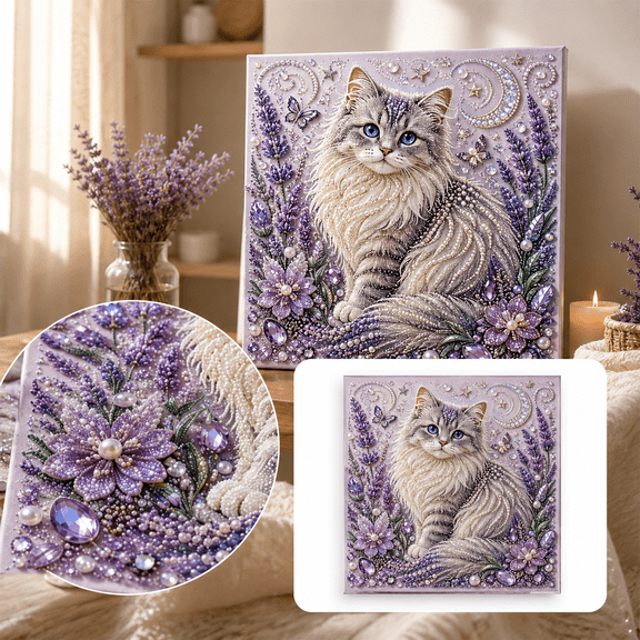 Framed Diamond Pearl Art DIY Kits for Adults, Crystal Rhinestone Painting Craft Set, Home Wall Decor Gift