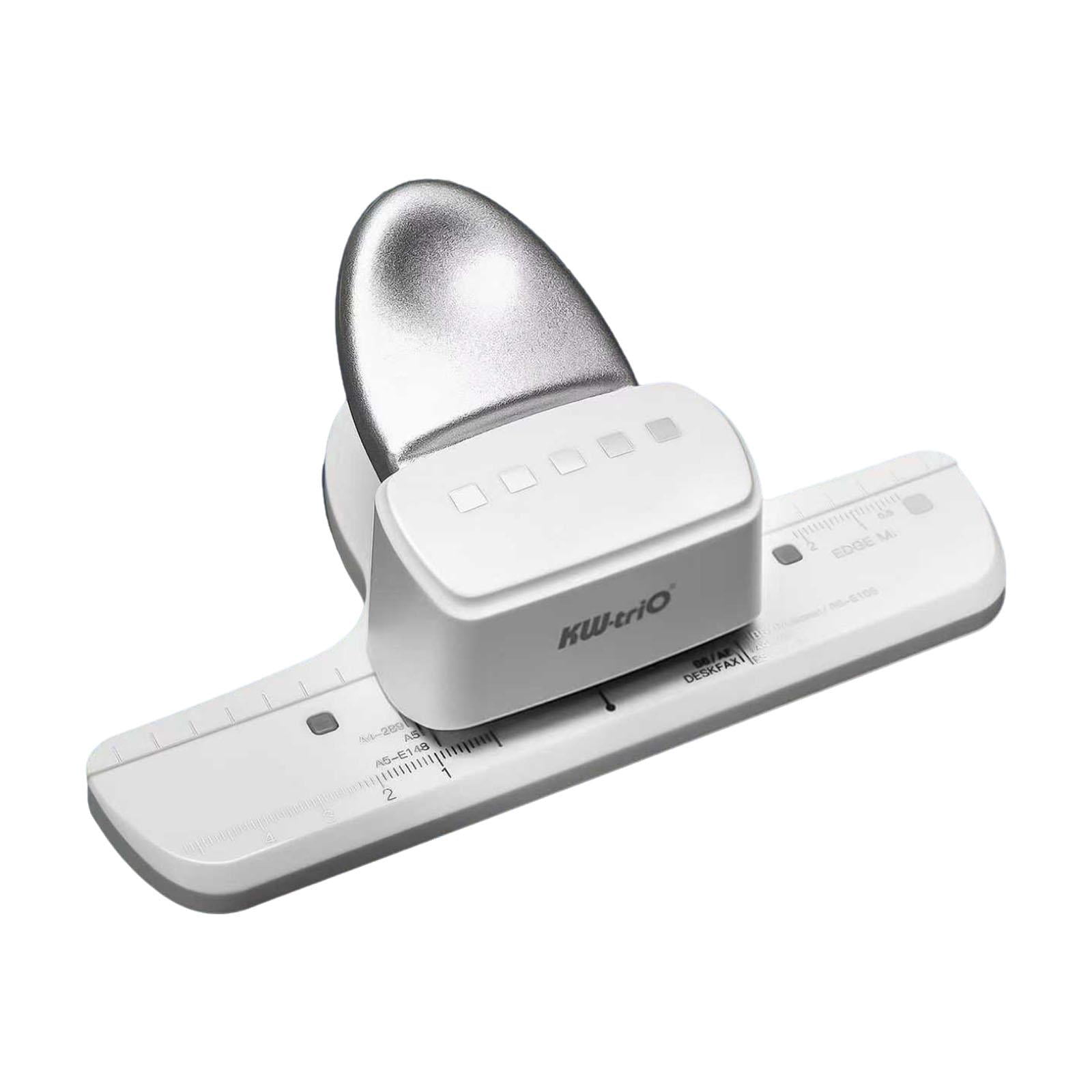 S SERENABLE Three-hole Punch - Labor-saving Punching Tool with 8.5 Mm Hole Spacing - Manual Paper Punch for Folders, Crafts, Files, Scrapbooks