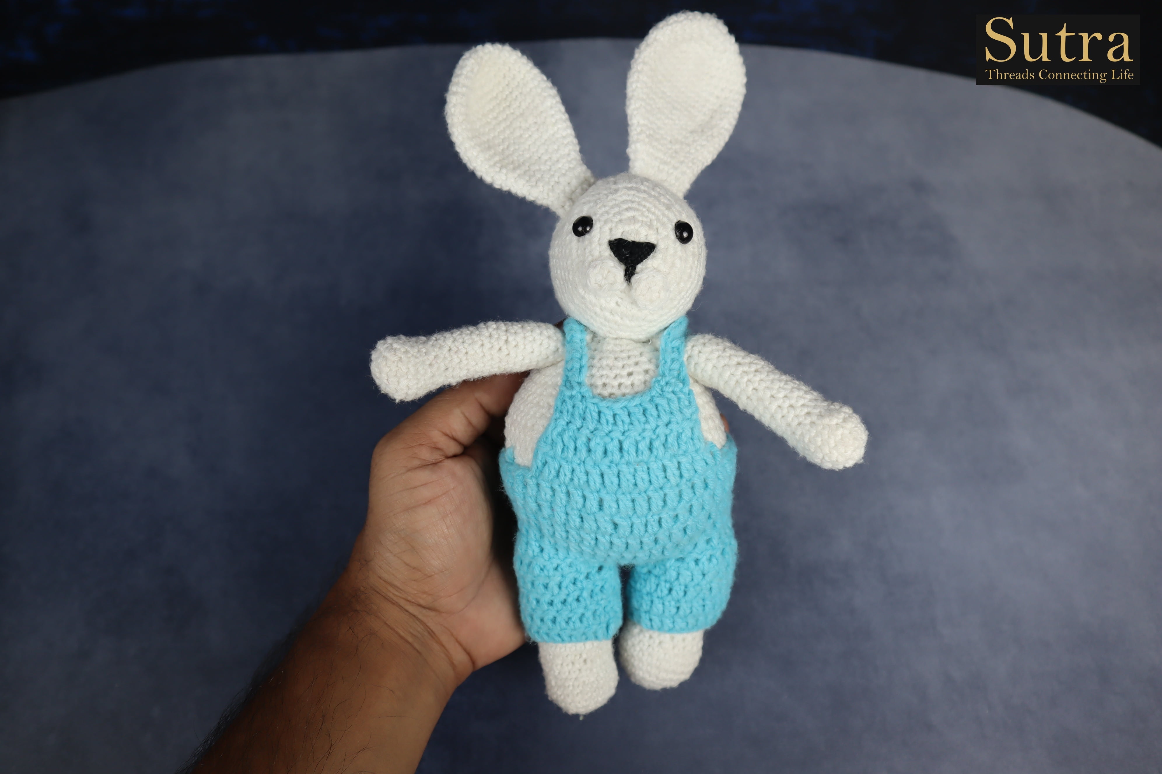 Cute Handmade Bunny Rabbit Set , Bets Gift for New Born and Kids, Amigurumi Bunny Rabbit Stuffed Toys