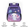 thumbnail image 6 of Jeiento Horse 13.5" Preschool Toddler Backpack, Planet Galaxy Bookbag with Multiple Storage Pockets, Dual Carry Design Kids School Bag for Boys Girls Daycare, 6 of 7
