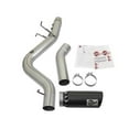 thumbnail image 4 of aFe Power 49-04085-B ATLAS DPF-Back Exhaust System; 4 in. Tubing; Stainless Steel; Incl. Tailpipe/6 in. Black Tip; Single Rear Exit;, 4 of 8