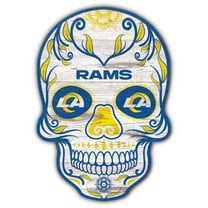 Los Angeles Rams 12'' Sugar Skull Sign