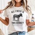thumbnail image 3 of All I Need is This Donkey Vintage Animal T-shirt Sizes S-5XL, 3 of 5