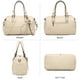 thumbnail image 2 of Bolso tipo barril Dasein para mujer, piel vegana suave, color beige, 2 of 6