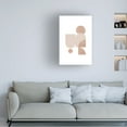 thumbnail image 2 of Trademark Fine Art Melloi Art Prints Beige Geometric Art Canvas Wall Art, 2 of 4