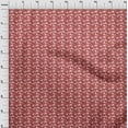 thumbnail image 4 of oneOone Viscose Chiffon Red Fabric Geometric Sewing Craft Projects Fabric Prints By Yard 42 Inch Wide, 4 of 4