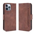 thumbnail image 1 of Case for iPhone 13 Pro Max Cover Adjustable Detachable Card Holder Magnetic closure Leather Wallet Case - Brown, 1 of 5