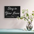 thumbnail image 4 of JennyGems Stay in Your Lane Sign, Funny Office Humor Decor, Funny Office Gifts, Coworker Gifts, Novelty Gifts, 4 of 11