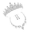 thumbnail image 1 of Crown Zircon Necklace Jewelry Set for Decoration 1Set, 1 of 2