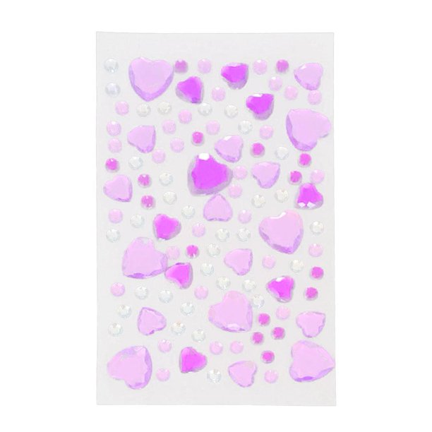 Ruifaya Pegatinas de maquillaje DIY Pegatinas 3D Gemas para ojos y rostros Pegatinas con purpurina T7N7