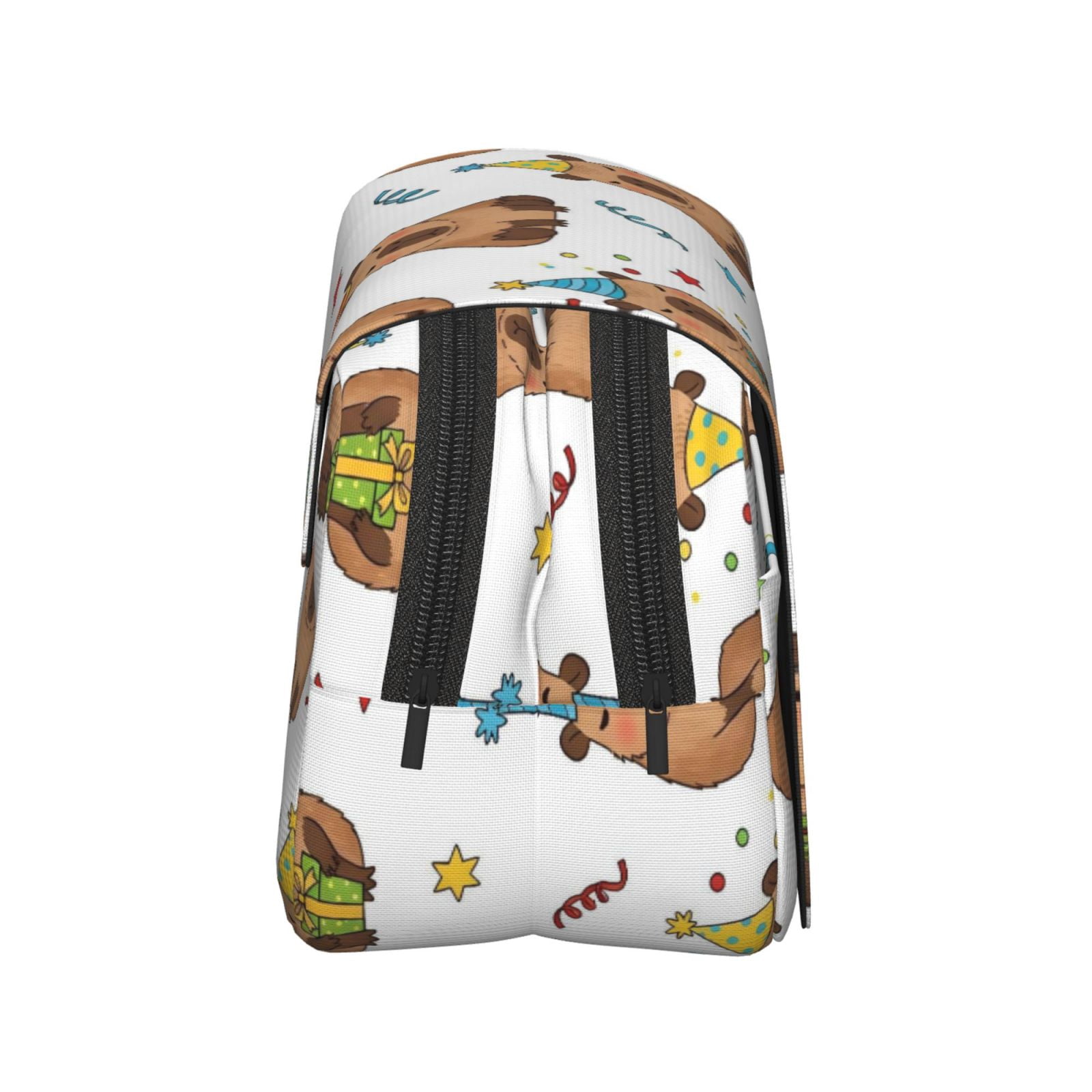 Large-Capacity Flip-Top Double-Layer Pencil Case, Multi-Functional Pocket Pen Case, Durable Stationery Organizer Capybara Party Pattern