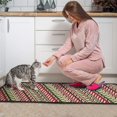 thumbnail image 3 of Red and Green Christmas Striped Pattern Kitchen Rugs Sets Of 2,Anti Fatigue Kitchen Mat Rugs Non Slip Washable,Decorative Kitchen Floor Mats for Kitchen,Sink,Laundry,17"X30"+17"X47", 3 of 7