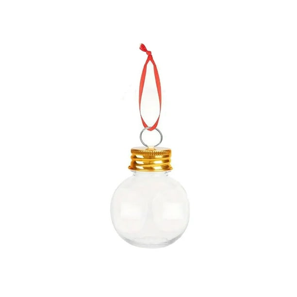 50ml Plastic Ball Bottle With Lid Thickened Milk Tea Cold Drink Christmas Decorative Bottle