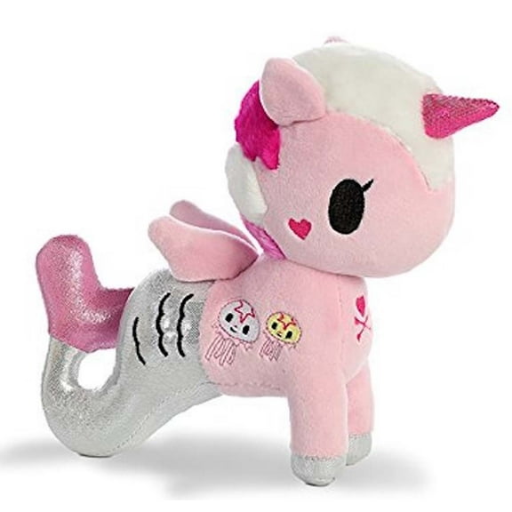 Aurora World Tokidoki Gelatina Mermicorno Basic Plush, Multicolor, Small, 7.5"