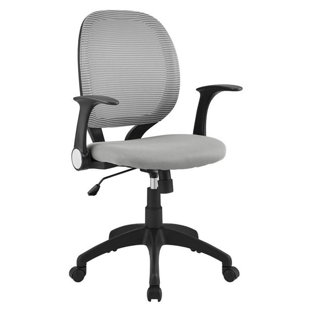 Serta Essential University Chaise de Bureau en Maille Grise Moderne avec Base en Nylon