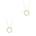 thumbnail image 1 of Collar de moda Qarigey Joyería Estética Redonda Oro Colgantes Elegantes, 1 of 6