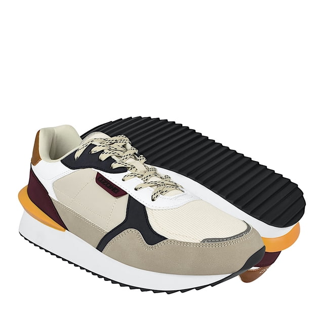 TENIS CASUALES CABALLERO CAPA DE OZONO 600801 TEXTIL BEIGE