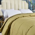 thumbnail image 2 of Candid Bedding All Season Essential Alternative Goose Down Comforter, Quilted Duvet Insert (Olive), 2 of 6