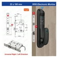 thumbnail image 2 of Door Lock, TTlock App Smart Door Lock Tuya Finrprint Smart Card Eletronica Home Office Intellint Digital Lock ,Easy to Install, 2 of 7