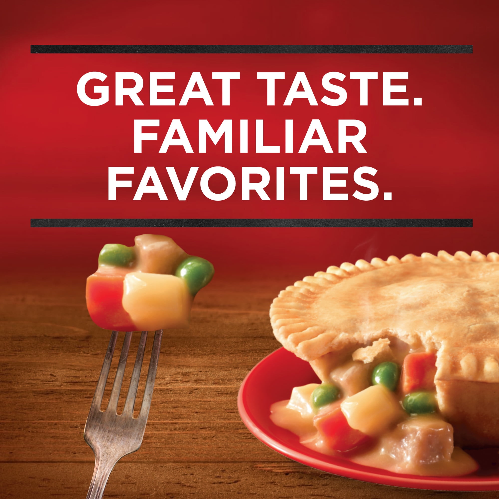 Banquet Chicken Pot Pie, 11g Protein, Frozen Meal, 7 oz.