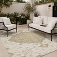 thumbnail image 3 of Addison Rugs Chantille Indoor/Outdoor Traditional Global Cream Machine Washable Rectangle Rug, 10' x 14', 3 of 8
