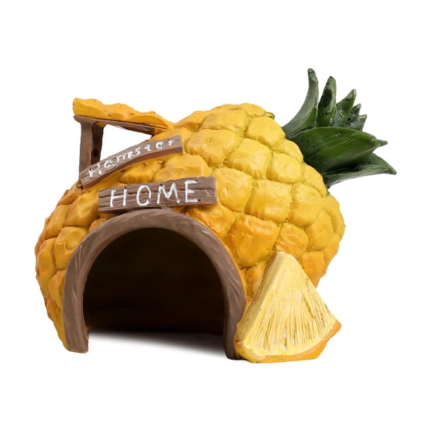 Decoración de acuario Fernando figura decorativa de resina escondite forma de fruta Estilo E