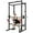 Black, variant on Bongkim Power Rack, Rack Cage for Weight Training, Adjustable Squat Stand Rack for Home Gym Equipment, Lifting Cage with 660lb Capacity
