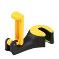thumbnail image 4 of Matsuzay Gancho para reposacabezas de coche con soporte para teléfono, percha para respaldo de asiento para bolso, monedero, paño de comestibles, Teléfono y Comunicación amarillo, 4 of 5