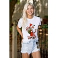 thumbnail image 3 of Cute Christmas Mini Santa Claus Women's Graphic T Shirt Tees Brisco Brands M, 3 of 5