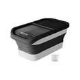 thumbnail image 3 of Dog Cat Food Storage Container, Food Storage Box, Large Capacity Sealed Can with Transparent Sliding Lid, Rice Storage Bin Rice Box for Nuts Black, 3 of 8