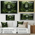 thumbnail image 4 of Designart "Sacred Mantras of Buddhism II" Spiritual Floater Framed Wall Art Living Room, 4 of 7