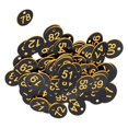 thumbnail image 5 of 100 Pieces Protable Numbered Tag Number Tag for Supermarket Warehouse Locker and yellow word, 5 of 7