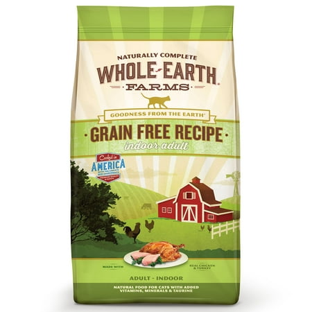Merrick Whole Earth Farms Indoor Adult Dry Cat Food, 10 lb