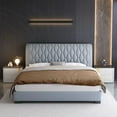thumbnail image 5 of NANAHuang Artificial Leather Quilted Bed Head Cover Solid Color Head Cover Luxury Universal All-inclusive Dust-proof Bed Curved Back Cover, 5 of 5