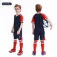 thumbnail image 1 of Kids Football Jersey Personalized Custom Boy Soccer Jersey Set Polyester Soccer Uniform Breathable Football Uniform For Children, 1 of 6