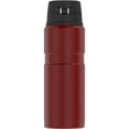 thumbnail image 3 of Thermos Stainless King Vacuum Insulated Stainless Steel Drink Bottle, 24oz, Matte Rustic Red, 3 of 4